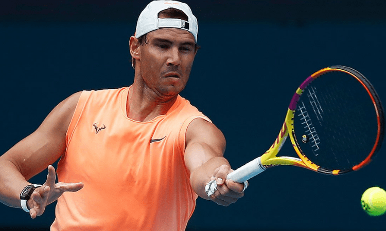 Rafael Nadal arrives in Melbourne for Australian Open