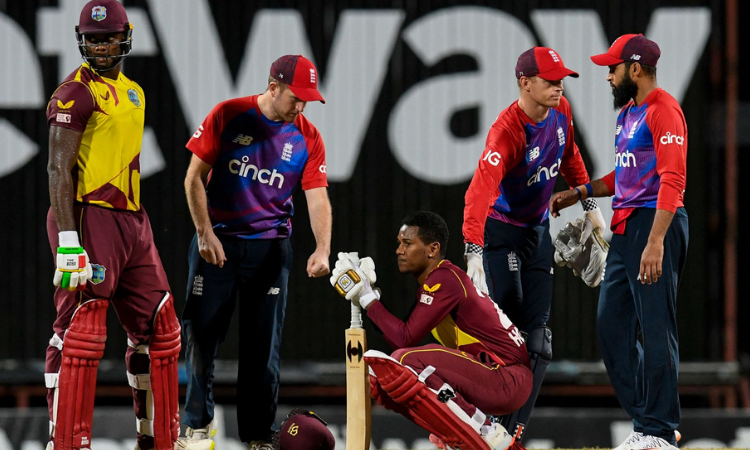 England score dramatic one-run win against West Indies, level T20I series