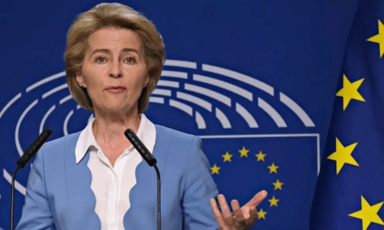 Von der Leyen cancels engagements after driver tests Covid positive