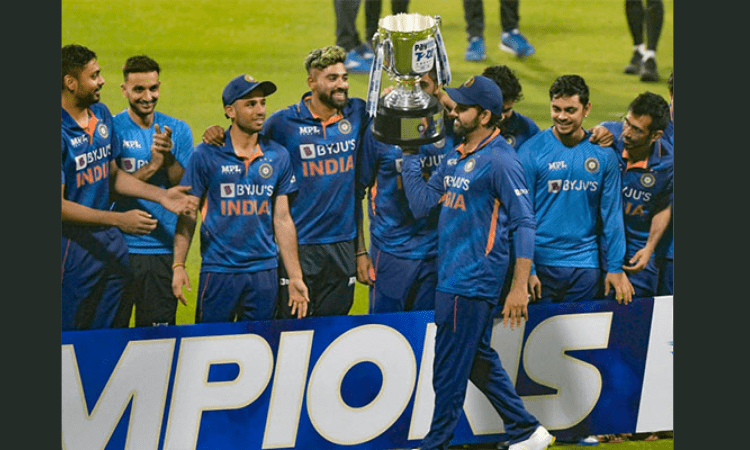 Happy with the series win…pleasing to see guys bailing team out from tough situations: Rohit Sharma