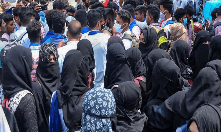 K’taka hijab row: 58 college students suspended