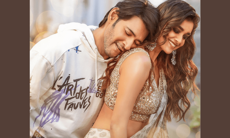 Mahesh Babu appears to be falling for Keerthy Suresh in latest poster of ‘Sarkaru Vaari Paata’