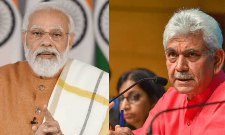 Modi calls J&K L-G after quake