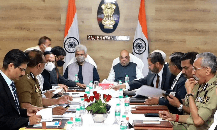 Amit Shah reviews security situation in J&K
