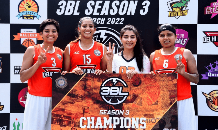 Delhi Divas win 3BL Women’s Basketball League title