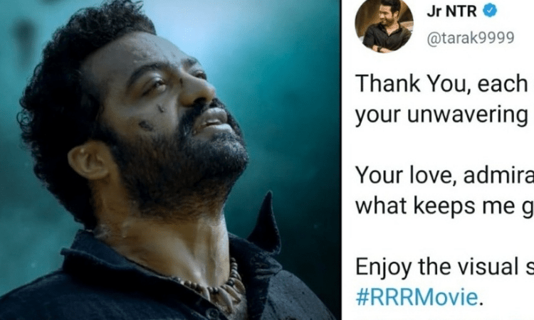 NTR thanks fans and audience for their unwavering love