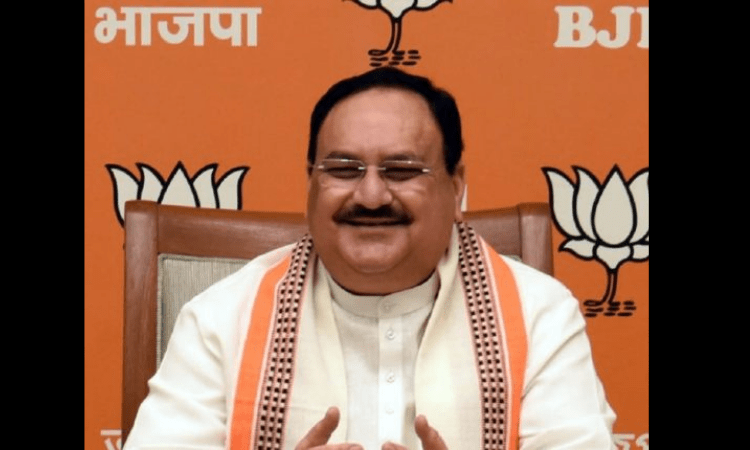 Nadda discusses UP govt formation with Yogi, other leaders