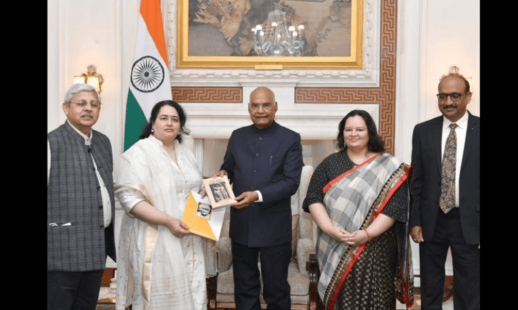 Prez receives first copy of compendium of Hazari Prasad Dwivedi’s writings