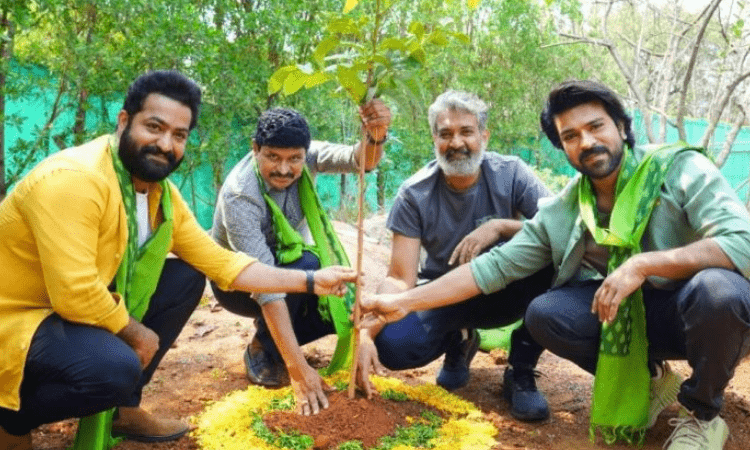 ‘RRR’ team participates in the Green India Challenge