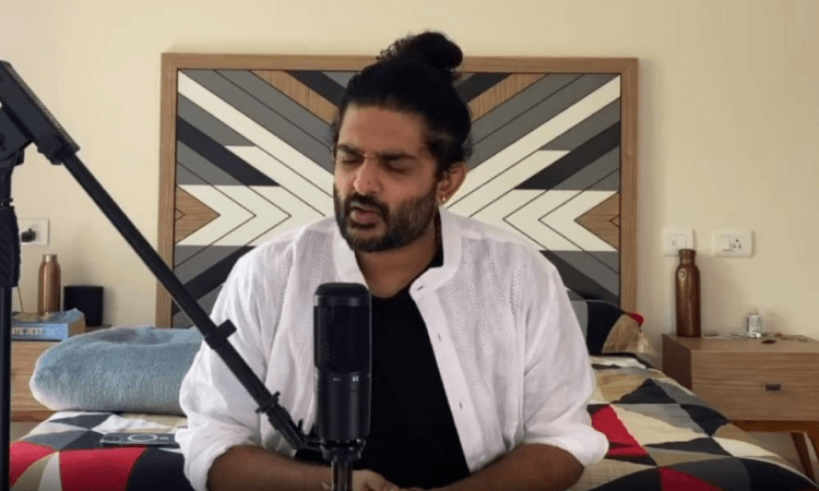 Video of sadhu going into a trance listening to his song moves Sid Sriram