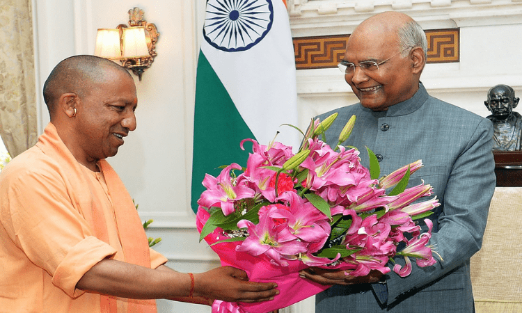 Yogi Adityanath meets President Kovind