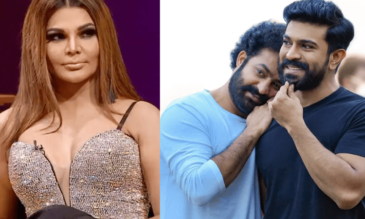 Ram Charan and Jr NTR’s response to Rakhi Sawant while Karan ignores her