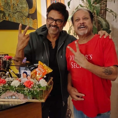 Venkatesh Daggubati spotted at ‘Preminchukundaam Raa’ reunion
