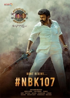 Makers of ‘NBK107’ release Balakrishna poster on NTR’s 100th birth anniversary
