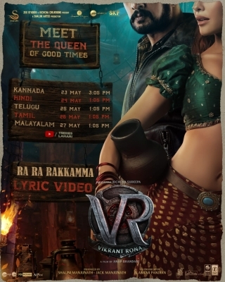 Jacqueline plays Gadang Rakkamma in first number from Kichcha Sudeep’s ‘Vikrant Rona’