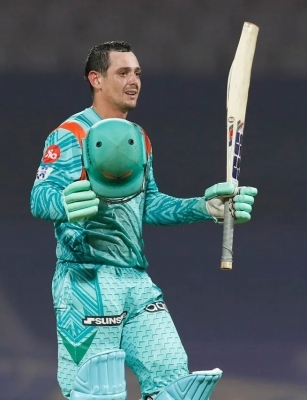IPL 2022: De Kock powers Lucknow to playoffs with thrilling win over Kolkata (Ld)