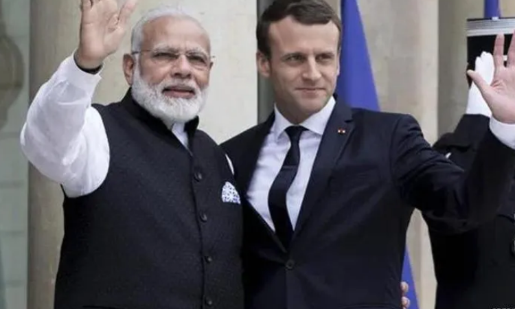 Modi meets Macron, discusses situation in Ukraine & Afghanistan
