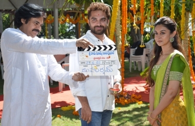Vishwak Sen’s next film formally launched, Pawan Kalyan graces muhurat ceremony