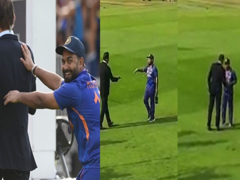 Video of Rishabh Pant gifting champagne bottle to former head coach Ravi Shastri goes viral
