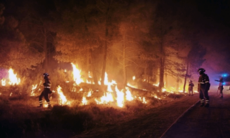 Spain continues to fight severe forest fires