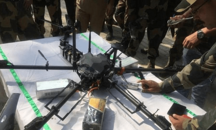 BSF troops force Pak drone to withdraw in J&K’s Kathua