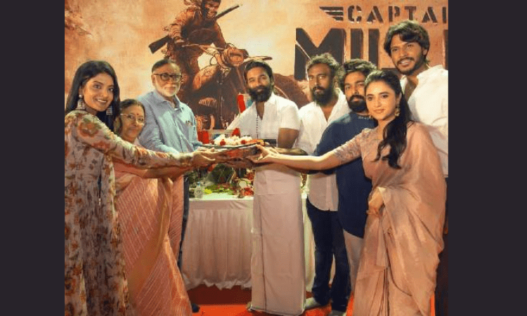 Dhanush, Sundeep Kishan-starrer period film ‘Captain Miller’ gets rolling