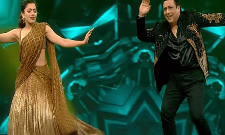Rashmika Mandanna dances with Govinda on ‘Saami Saami’