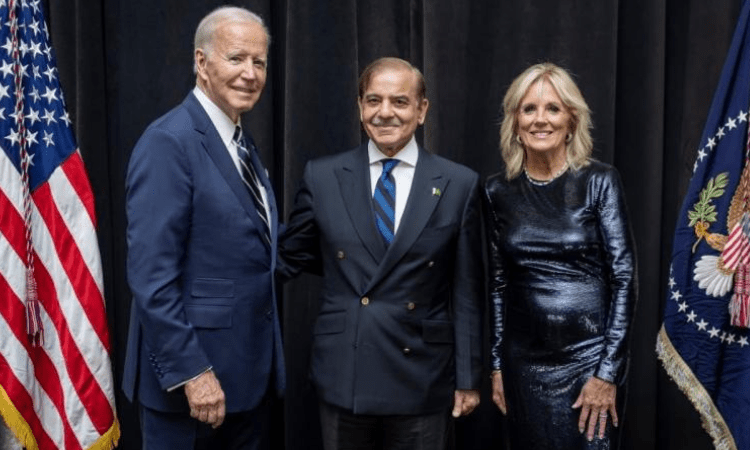 Shehbaz meets Biden at reception for world leaders in New York