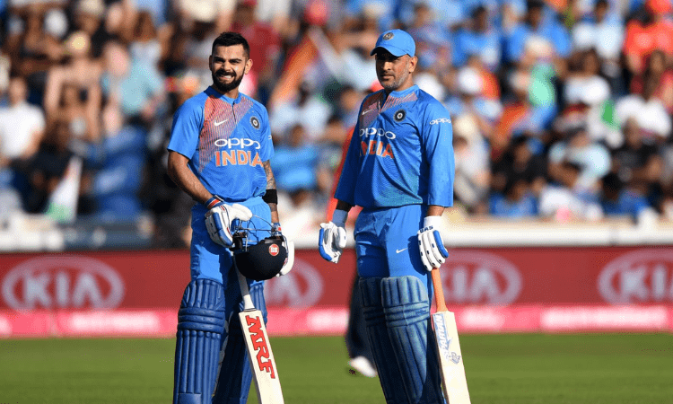 Virat Kohli said after I leave test captain, Dhoni massaged me.