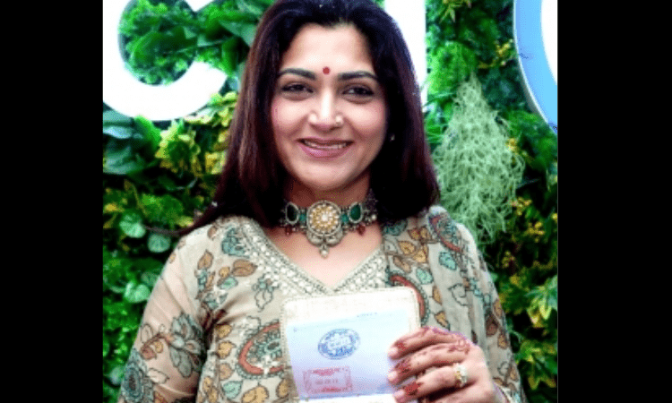 Actress, politician Khushbu Sundar gets Golden Visa for UAE