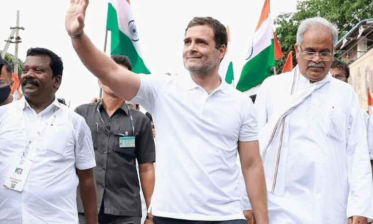 Rahul Gandhi turns Potharaju during Bharat Jodo Yatra in Telangana
