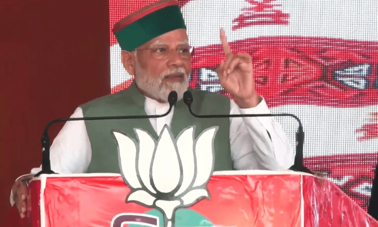 Set ‘naya rivaj’ to re-elect BJP govt in Himachal: Modi