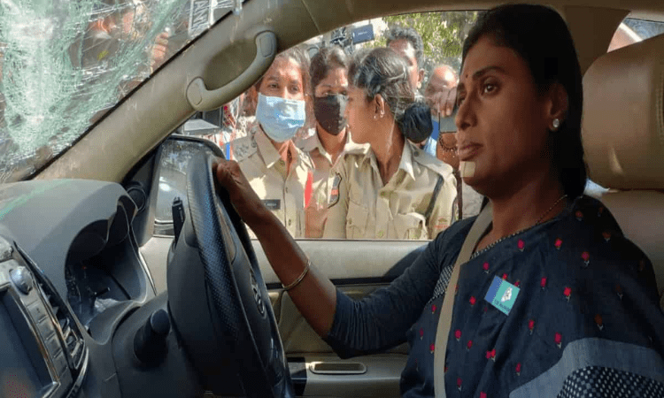 Telangana governor anguished over manner of Sharmila’s arrest