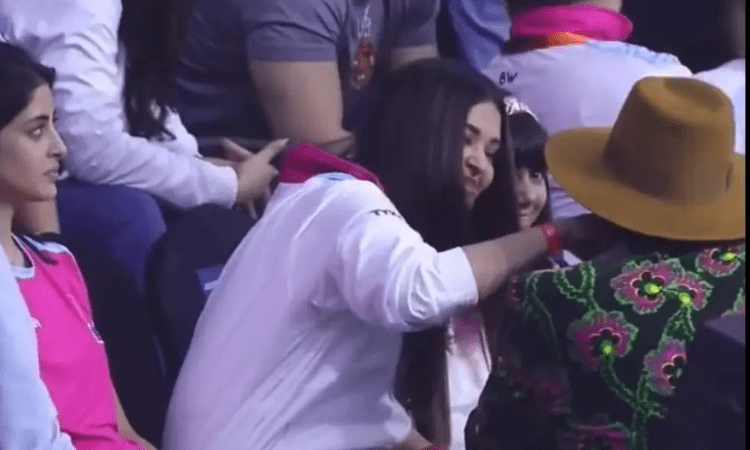 Aishwarya pinches Ranveer Singh’s nose at PKL final, video goes viral