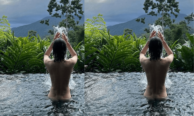 Alexandra Daddario goes skinny dipping, says ‘Take a vacation from your problems