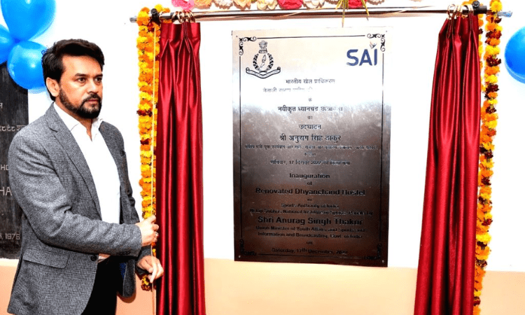Sports Minister Thakur inaugurates new 300 bedded hostel at SAI’s Patiala Centre for athletes