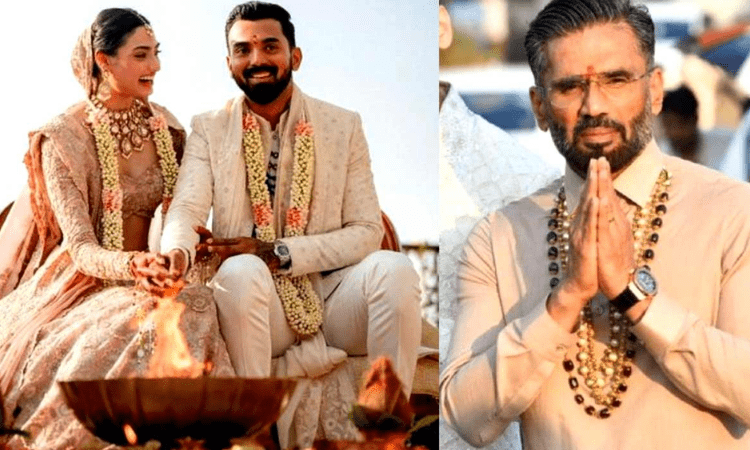 Suniel Shetty pens heartfelt note for Athiya Shetty, KL Rahul after their wedding