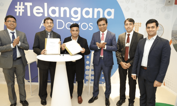 Telangana attracted Rs 21,000 cr investment during Davos meet