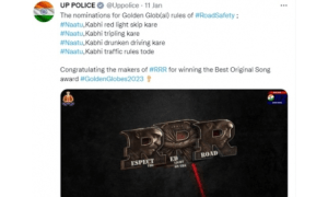 up police tweet on 'naatu naatu' goes viral