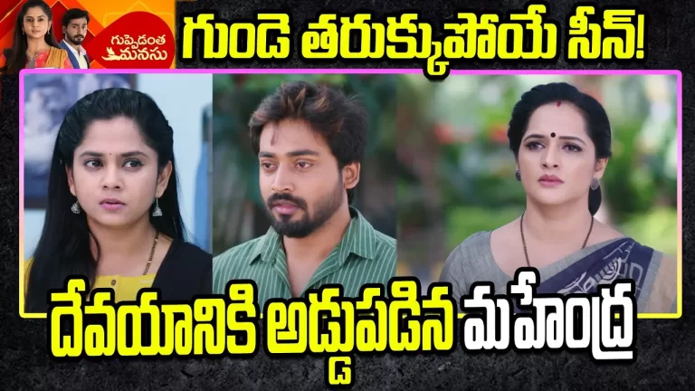 Guppedantha Manasu Serial Today Episode 11/01/2023 | Guppedantha Manasu Serial Live | Telugu Bullet
