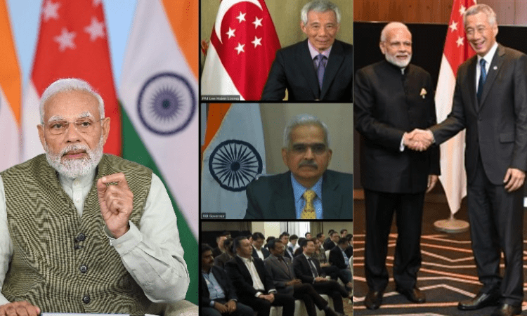 Modi, Singapore PM witness launch of payment interface linkage