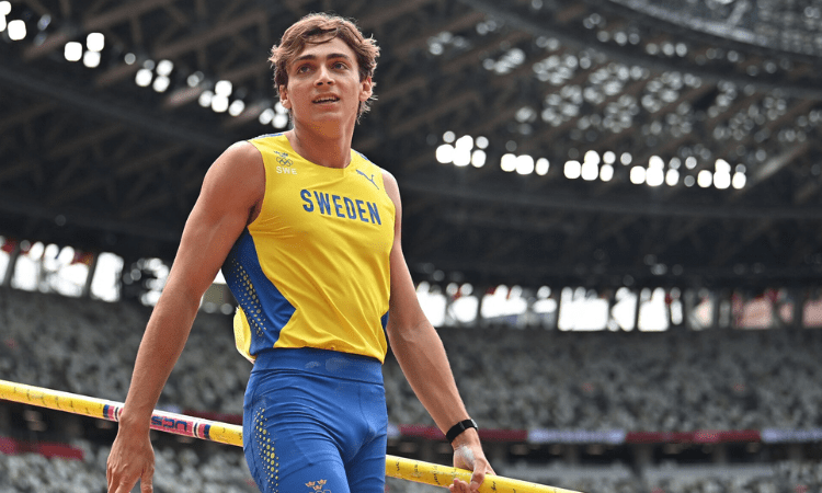 Olympic champion pole vaulter Mondo Duplantis begins season with a world-leading mark