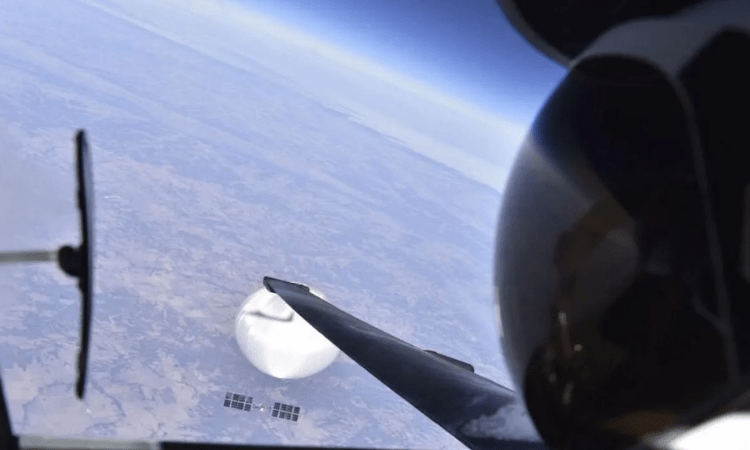 Pentagon releases selfie taken by US pilot of Chinese spy balloon