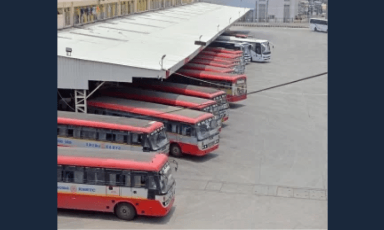 RTC bus loot from Karnataka, Found in Telangana