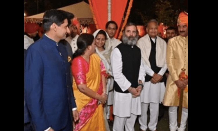 Rahul Gandhi, Priyanka attend wedding of Jitendra Singh’s daughter in Alwar