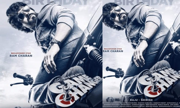 First look: Hero Ram Charan’s Movie got titled today from Shankar’s Game Changer.