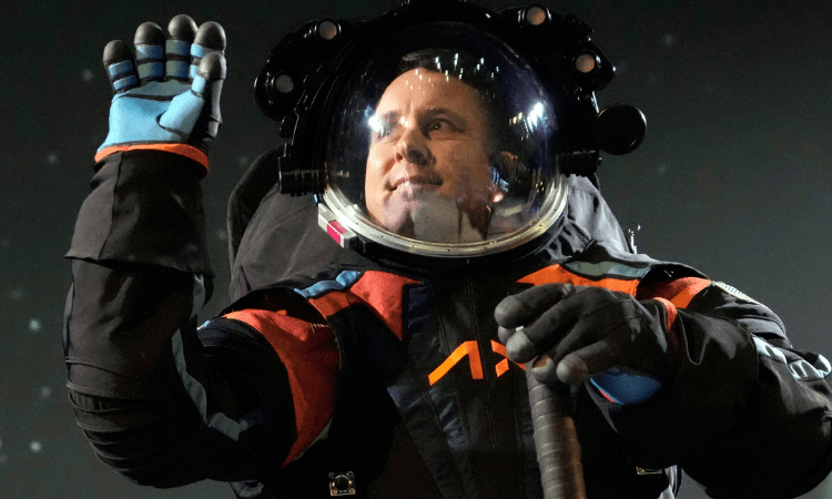 NASA unveils Artemis Moon mission spacesuit