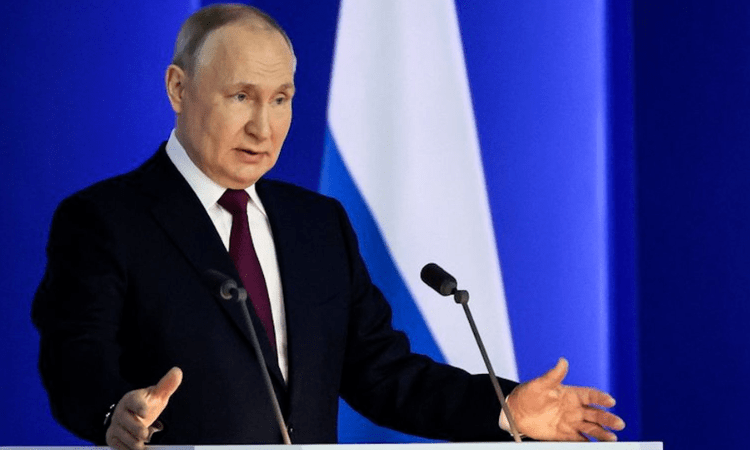 Putin signs law to suspend Russia’s participation in arms treaty with US