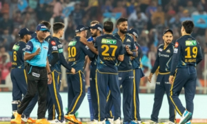 Gujarat Titans against Mumbai Indians by 55 runs