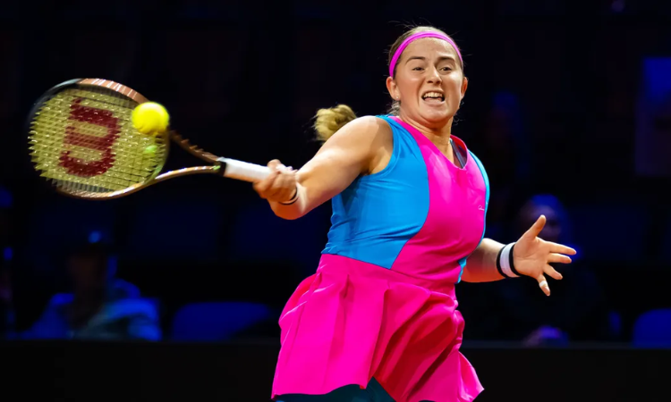Stuttgart Open: Ostapenko overpowers Raducanu in opener, to face Ons Jabeur next